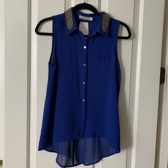 Chloe K Tops - Cute Royal Blue Top